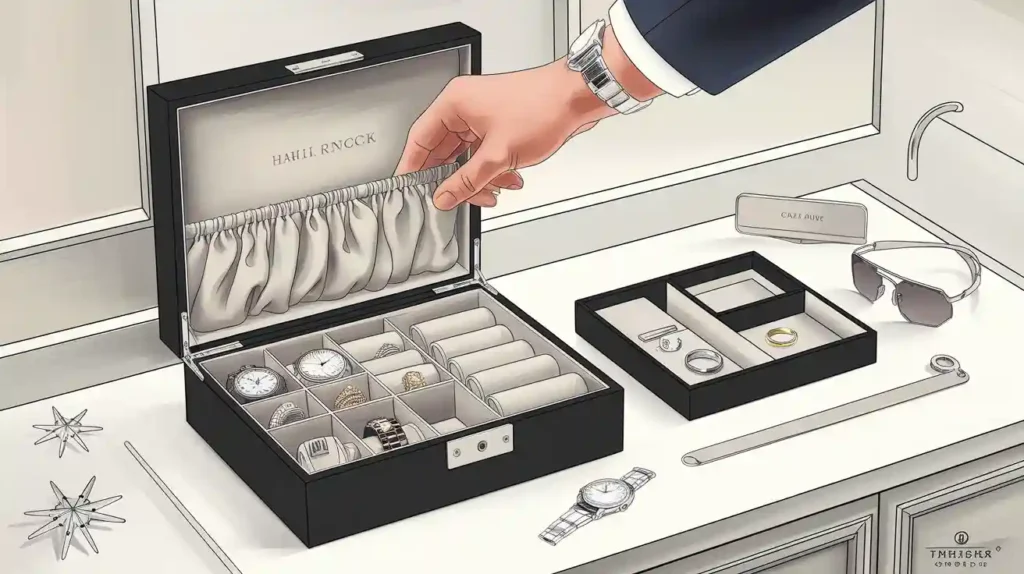 Guys jewelry box personalized options and features